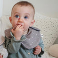 bavoir "tiny corazones"