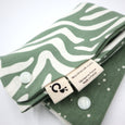 serviette de table green zebra & dots