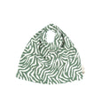 serviette de table green zebra & dots