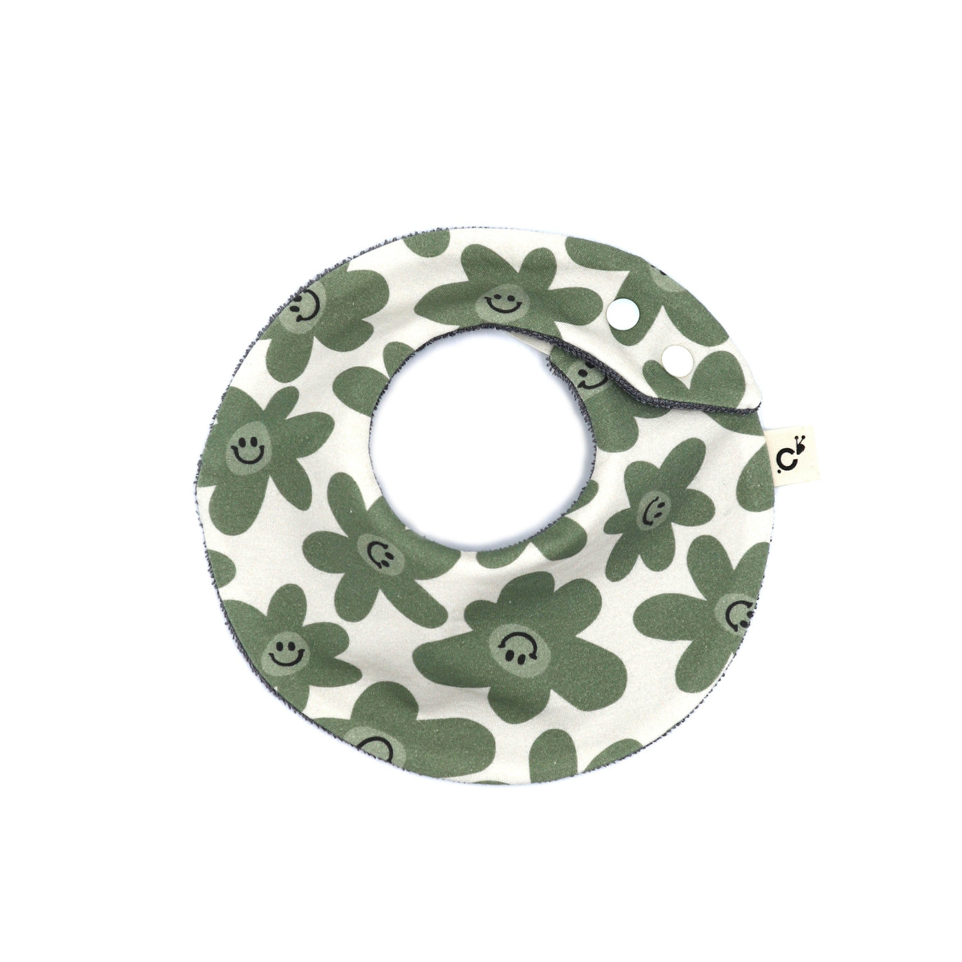 bavoir "hippie flowers"