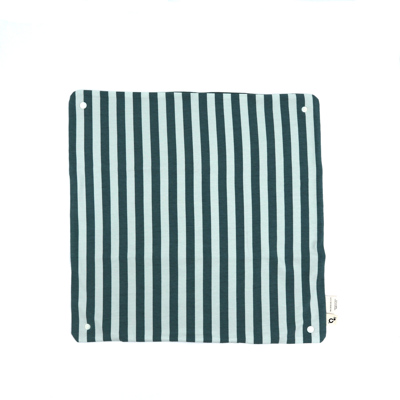 serviette de table green stripes