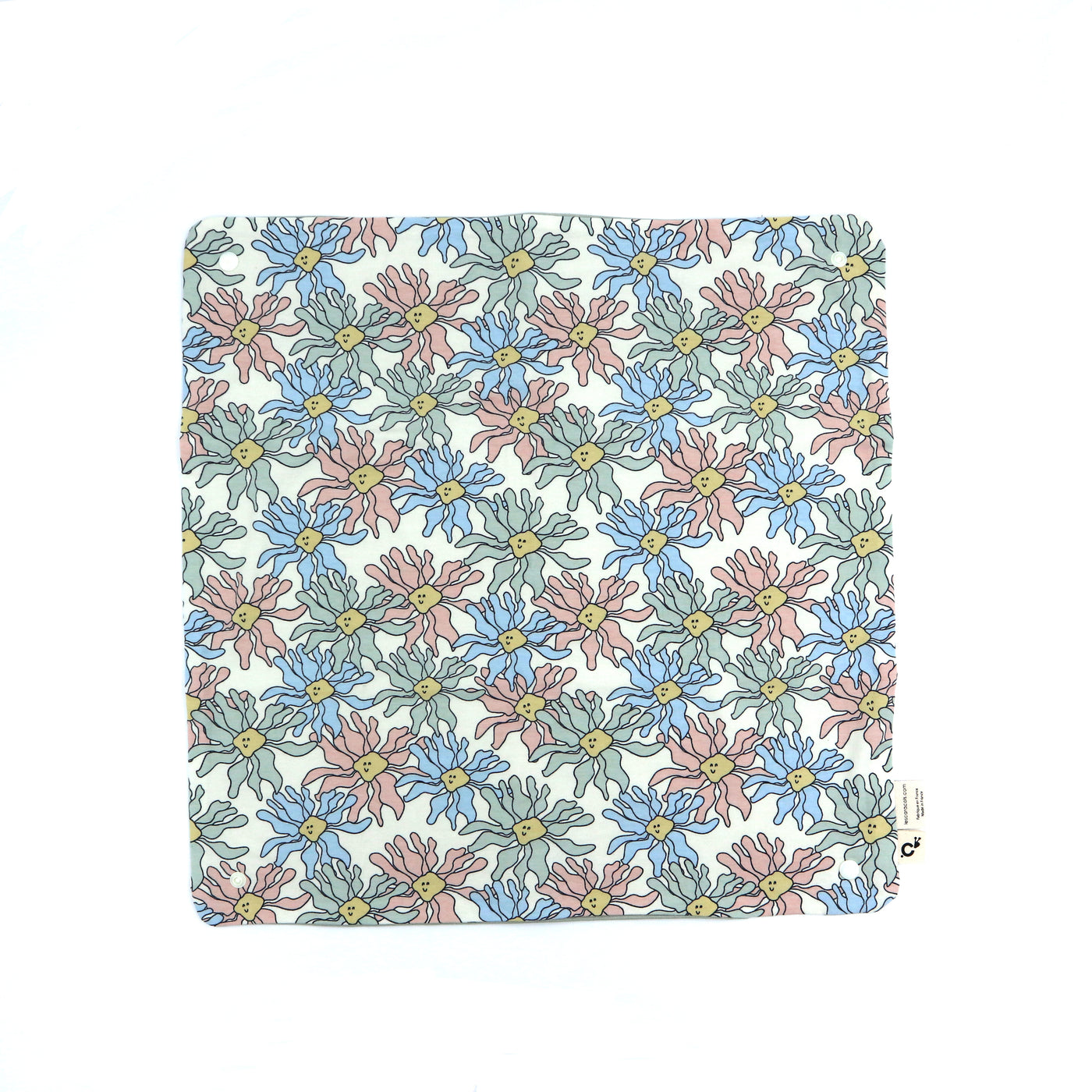 serviette de table smiling flowers