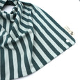 serviette de table green stripes