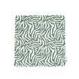 serviette de table green zebra & dots