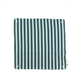 serviette de table green stripes
